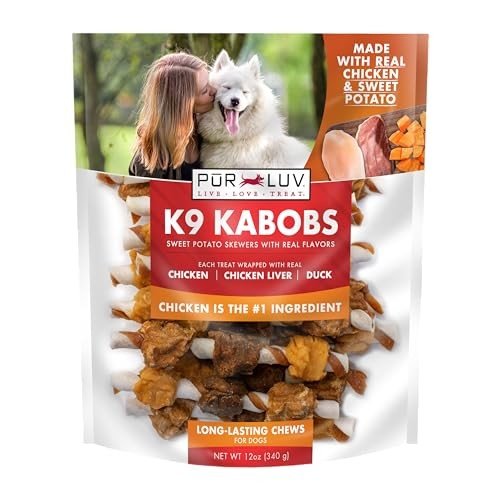Real Chicken & Duck K9 Kabobs Dog Treats