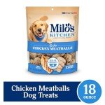 Milo's Kitchen Chicken Meatballs for Dogs, 18 oz