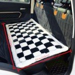 Plaid Dog Car Bed Mat for Backseat Comfort