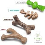 Benebone Holiday Dog Chew Toys 4-Pack
