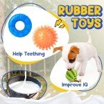 9-Pack Interactive Puppy Chew Toys and Treats