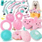 23-Pack Pink Puppy Toy Set for Boredom Relief