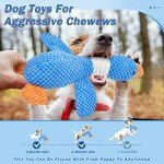 Vitscan Indestructible Plush Duck Toy for Puppies