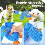 Vitscan Indestructible Plush Duck Toy for Puppies