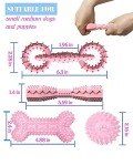 4 Pack Soft Chew Toys for Small Puppies