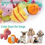 YUNKINGDOM 27 Pack Plush Squeaky Puppy Toys
