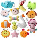 YUNKINGDOM 27 Pack Plush Squeaky Puppy Toys
