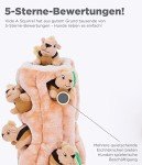 Hide-A-Squirrel Plush Dog Puzzle Toy, Medium