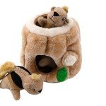 Hide-A-Squirrel Plush Dog Puzzle Toy, Medium
