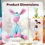 Durable Plush Giraffe Squeaky Toy for Puppies