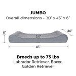 Furhaven Jumbo Orthopedic Dog Bed for Large Dogs