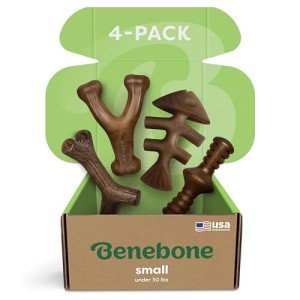 Benebone 4-Pack Chew Toys for Small Dogs