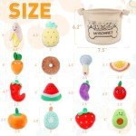 15-Piece Plush Squeaky Dog Toys Set