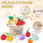 15-Piece Plush Squeaky Dog Toys Set