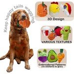 18-Pack Cute Plush Squeaky Toys for Puppies