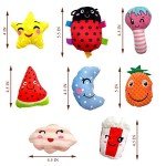 18-Pack Cute Plush Squeaky Toys for Puppies