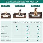 Cozy Rattan Dog Sofa Bed with Cushion