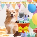 Interactive Plush Dog Toy Set - 11 Pieces