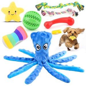 8-Pack Puppy Toys for Small Dogs – Christmas Fun