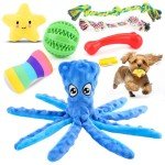 8-Pack Puppy Toys for Small Dogs – Christmas Fun