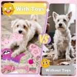 9 Pack Cute Squeaky Dog Toys for Puppies