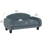 Paws & Purrs Low Back Pet Sofa Bed - Cornflower