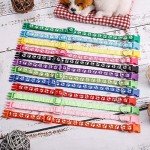 12 Pack Soft Adjustable Puppy Collars for Litter