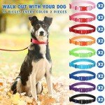 Colorful Adjustable Dog Collars – 18 Pack Set