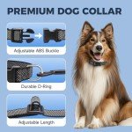 Reflective Adjustable Nylon Dog Collar - Size M