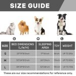Hollypet Orthopedic Dog Bed for Small Dogs