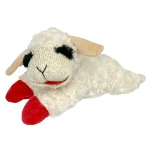 Soft Plush Squeaky Lamb Chop Toy for Dogs