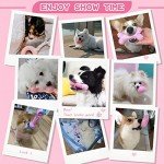 Cute Pink Puppy Chew Toys - 6 Pack Set