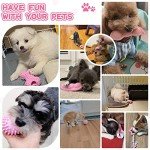 Cute Pink Puppy Chew Toys - 6 Pack Set