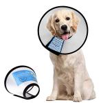 Adjustable Dog Cone Collar for Comfortable Recovery