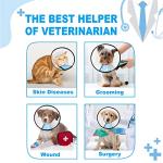 Adjustable Dog Cone Collar for Comfortable Recovery