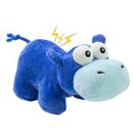 Plush Squeaky Hippo Dog Toy for All Sizes