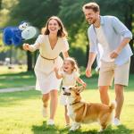 Plush Squeaky Hippo Dog Toy for All Sizes