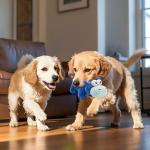 Plush Squeaky Hippo Dog Toy for All Sizes