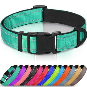 Joytale Adjustable Reflective Dog Collar for Large Dogs