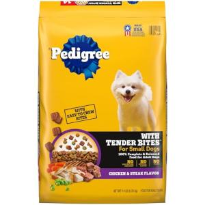 Pedigree Tender Bites Dry Dog Food, Chicken & Steak