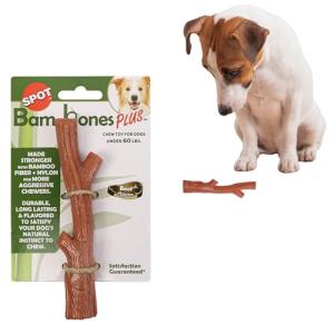 Durable Bamboo Chew Toy for Puppies & Dogs