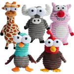 Nocciola 5-Pack Squeaky Dog Toys for All Sizes