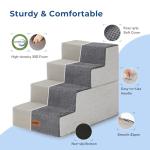 ZOMISIA 2-in-1 Dog Stairs for Small Dogs