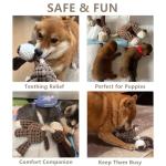 Zagrine Squeaky Plush Puppy Chew Toy