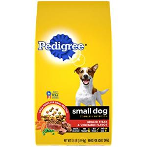 PEDIGREE Small Breed Adult Dog Food, Grilled Steak