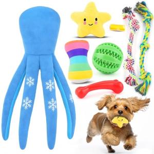8-Pack Puppy Toys for Small Dogs and Teething