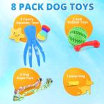 8-Pack Puppy Toys for Small Dogs and Teething