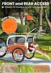 2-in-1 Pet Bicycle Trailer & Stroller for Dogs