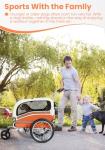 2-in-1 Pet Bicycle Trailer & Stroller for Dogs
