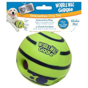 Wobble Wag Giggle Ball - Interactive Dog Toy